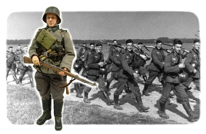 WW II ドイツ陸軍大尉制服上衣のみ - ミリタリー