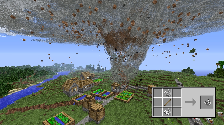 Minecraft Mod紹介 Weather Tornadoes まいんくらふとにっき