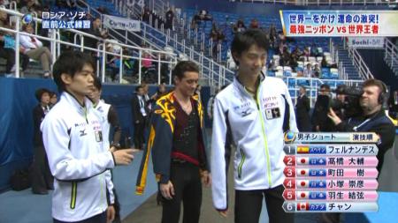 羽生結弦 GPファイナル SP 6分間練習 0-23