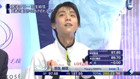 羽生結弦 全日本フィギュア FS ノートルダムドパリ すぽると 11