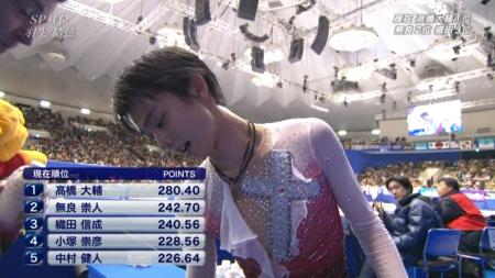 羽生結弦 全日本フィギュア FS ノートルダムドパリ 137
