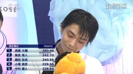 羽生結弦 全日本フィギュア FS ノートルダムドパリ 158