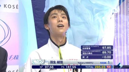 羽生結弦 全日本フィギュア FS ノートルダムドパリ 171