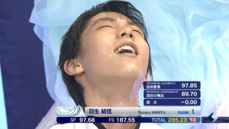羽生結弦 全日本フィギュア FS ノートルダムドパリ 176