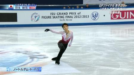 羽生結弦 GPファイナル FS ノートルダムドパリ 2012 18