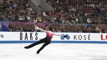 羽生結弦 2012 NHK杯 FS ノートルダムドパリ 94 4T