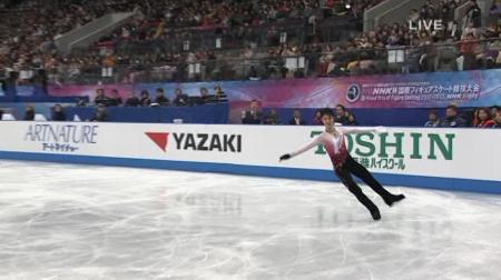 羽生結弦 2012 NHK杯 FS ノートルダムドパリ 103 3A+1T