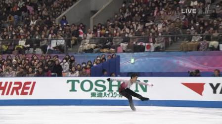 羽生結弦 2012 NHK杯 FS ノートルダムドパリ 102 3A+3T