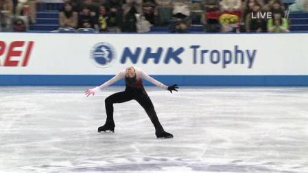羽生結弦 2012 NHK杯 FS ノートルダムドパリ 118 イナバウワー