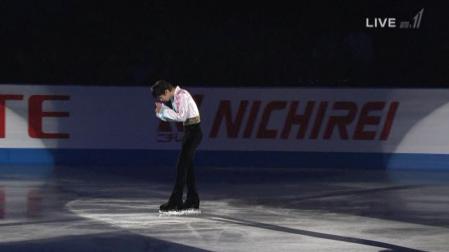 羽生結弦 NHK杯 2012 EX 花になれ 7 負けないようにと