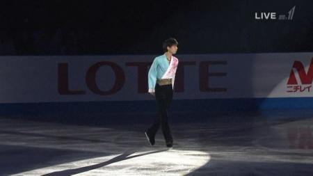 羽生結弦 NHK杯 2012 EX 花になれ 18 立ち止まっても