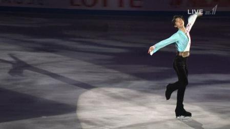 羽生結弦 NHK杯 2012 EX 花になれ 28 風に咲く