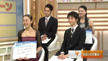 NHK杯 2012 羽生結弦 高橋大輔 浅田真央 鈴木明子 サンスポ 生出演 146 どうですか浅田選手