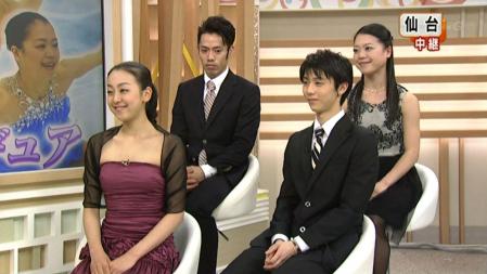NHK杯 2012 羽生結弦 高橋大輔 浅田真央 鈴木明子 サンスポ 生出演 182 頑張って下さい