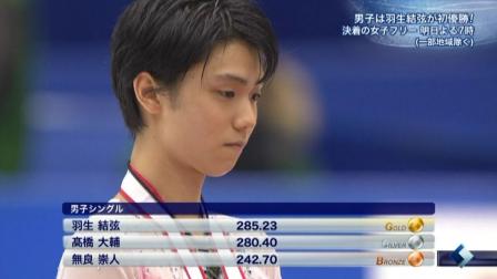 羽生結弦 全日本フィギュア FS ノートルダムドパリ 204