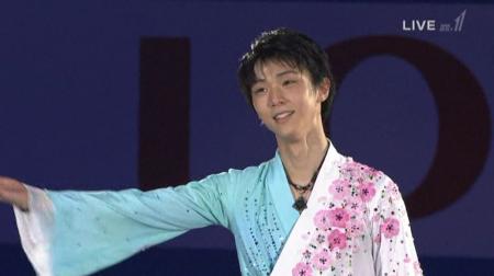 羽生結弦 NHK杯 2012 EX 花になれ 31