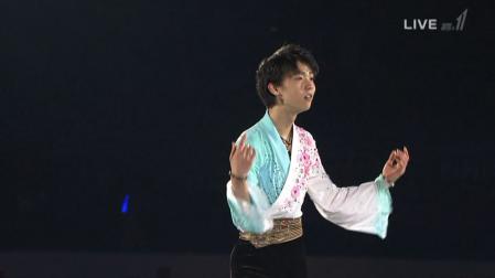 羽生結弦 NHK杯 2012 EX 花になれ 39