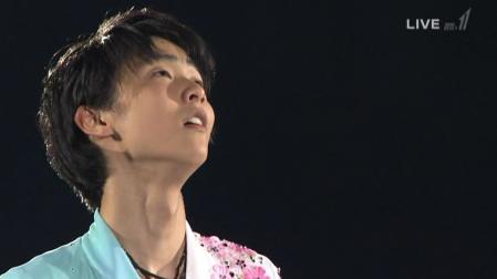 羽生結弦 NHK杯 2012 EX 花になれ 41