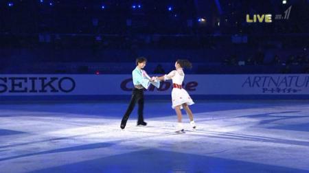 羽生結弦 浅田真央 NHK杯 2012 EX フィナーレ 47