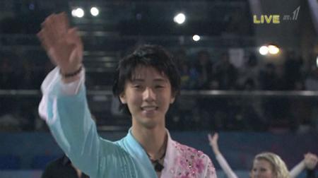 羽生結弦 NHK杯 2012 EX フィナーレ 48