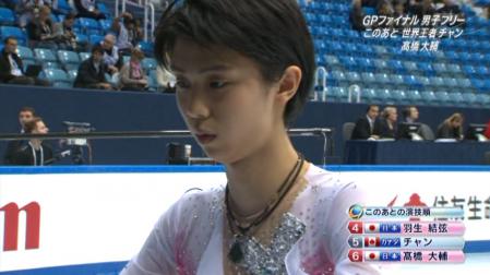 羽生結弦 GPファイナル FS ノートルダムドパリ 2012 5