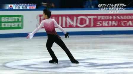 羽生結弦 GPファイナル FS ノートルダムドパリ 2012 60