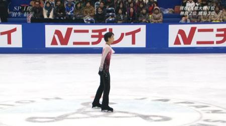 羽生結弦 全日本フィギュア FS ノートルダムドパリ 64