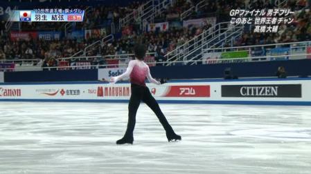 羽生結弦 GPファイナル FS ノートルダムドパリ 2012 68