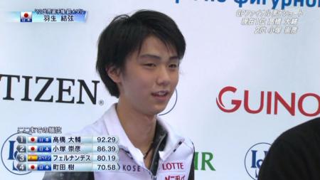 羽生結弦 GPファイナル 2012 SP パリの散歩道 89-2