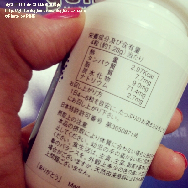 成分表示