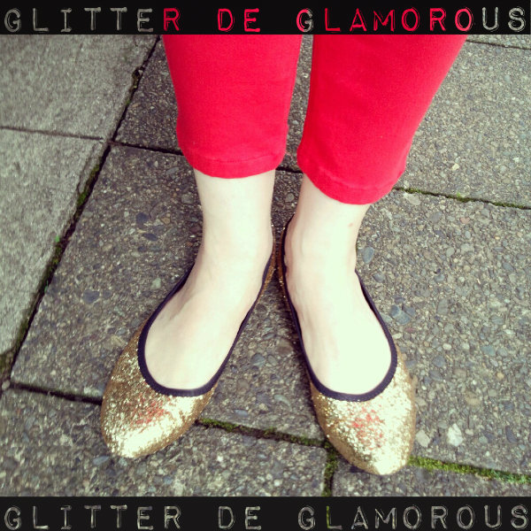 F21 GLITTER PUMPS