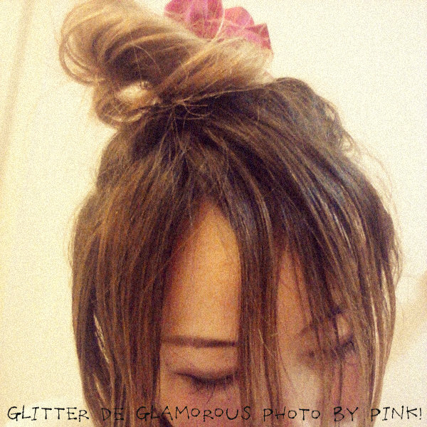 ルーズお団子ヘアーby PINK!
