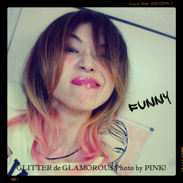 PINK!的巻き髪( ・´ー・`)プッ