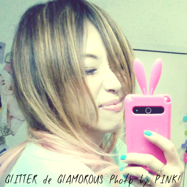 PINK!NEW HAIR横顔