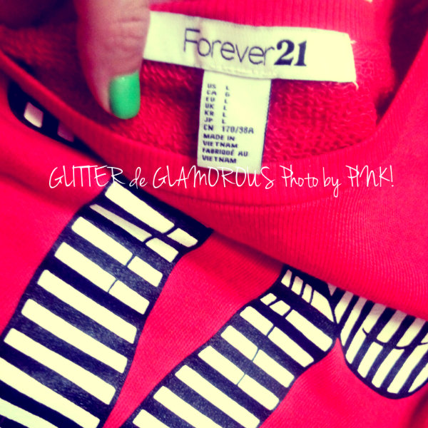 F21リボン柄TOPS