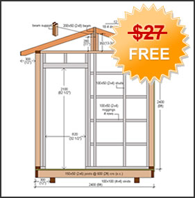 Free Diy Shed Plans DIY shed construction-free shed plans 