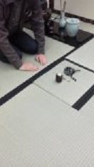 長板 青磁皆具