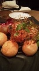 バナナの揚げ物飴