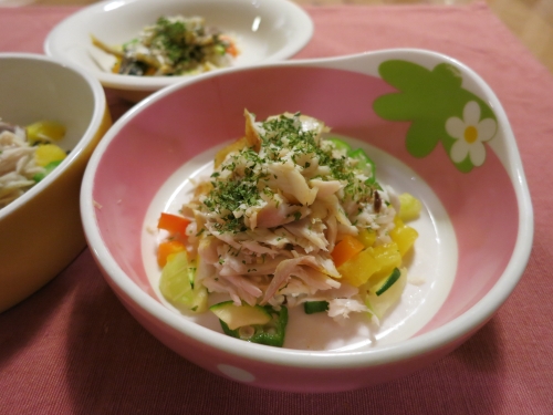 朝ご飯 さわらのムニエル