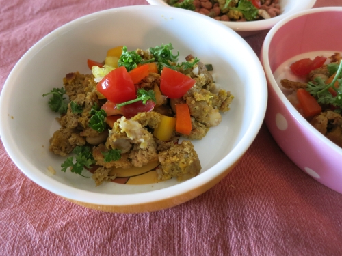 朝ご飯 かぼちゃのミートローフ