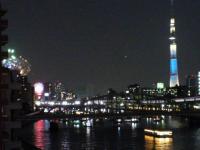 第35回 隅田川花火大会 両国橋 スカイツリー ライトアップ