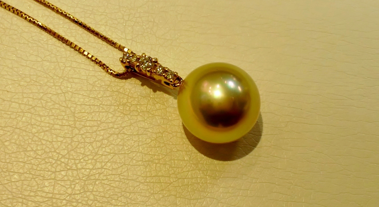 ミキモトのゴールドの真珠 宝石のブログ