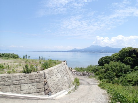 現場から見える普賢岳
