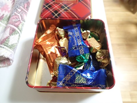 もらったチョコ１