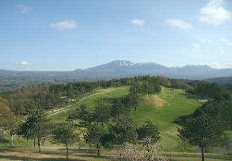 部屋の窓からの風景