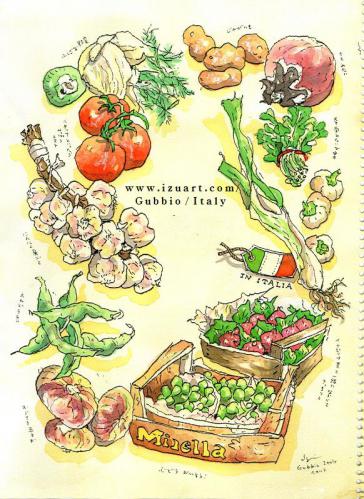 野菜（イタリア・グッビオ） - コピー