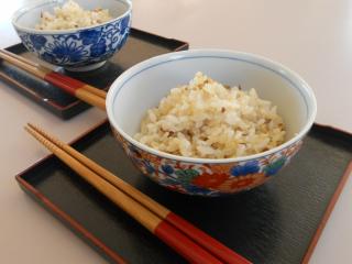 Germinated rice dish