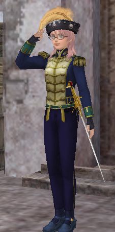 ポルトガル尉官服のここなつさん