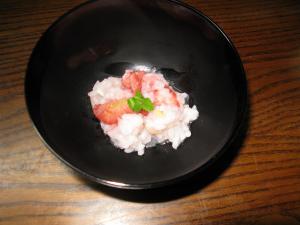 親椀に入れたリゾット