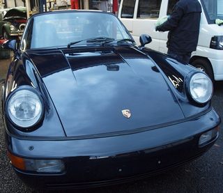 ポルシェ カレラ2 ガラスコーティング